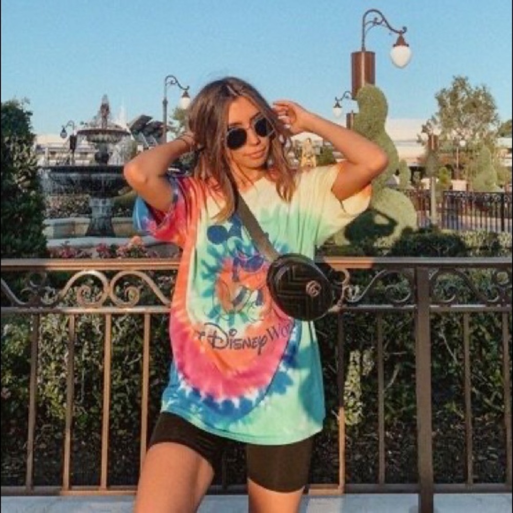 Disneyland Rainbow Tie Dye T-Shirt